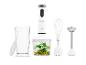 Mixeur plongeant SilverCrest 600W avec accessoires.