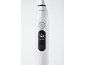 Brosse à dents électrique blanche avec mode sensible et bouton d'alimentation