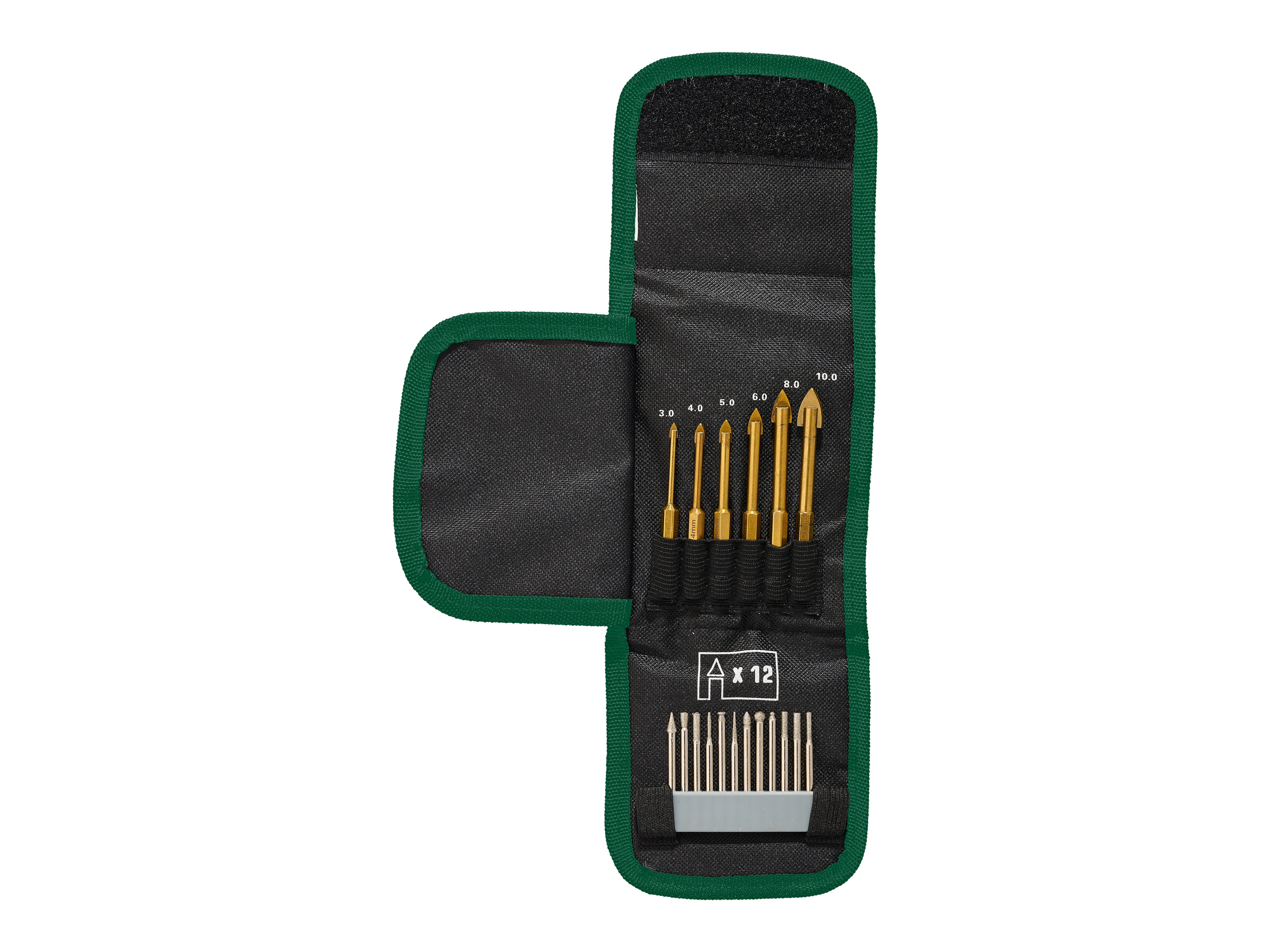 PARKSIDE® Set de forets  (Ensemble de meuleuses en verre et diamant)