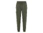 Pantalon de jogging cargo vert avec cordon.