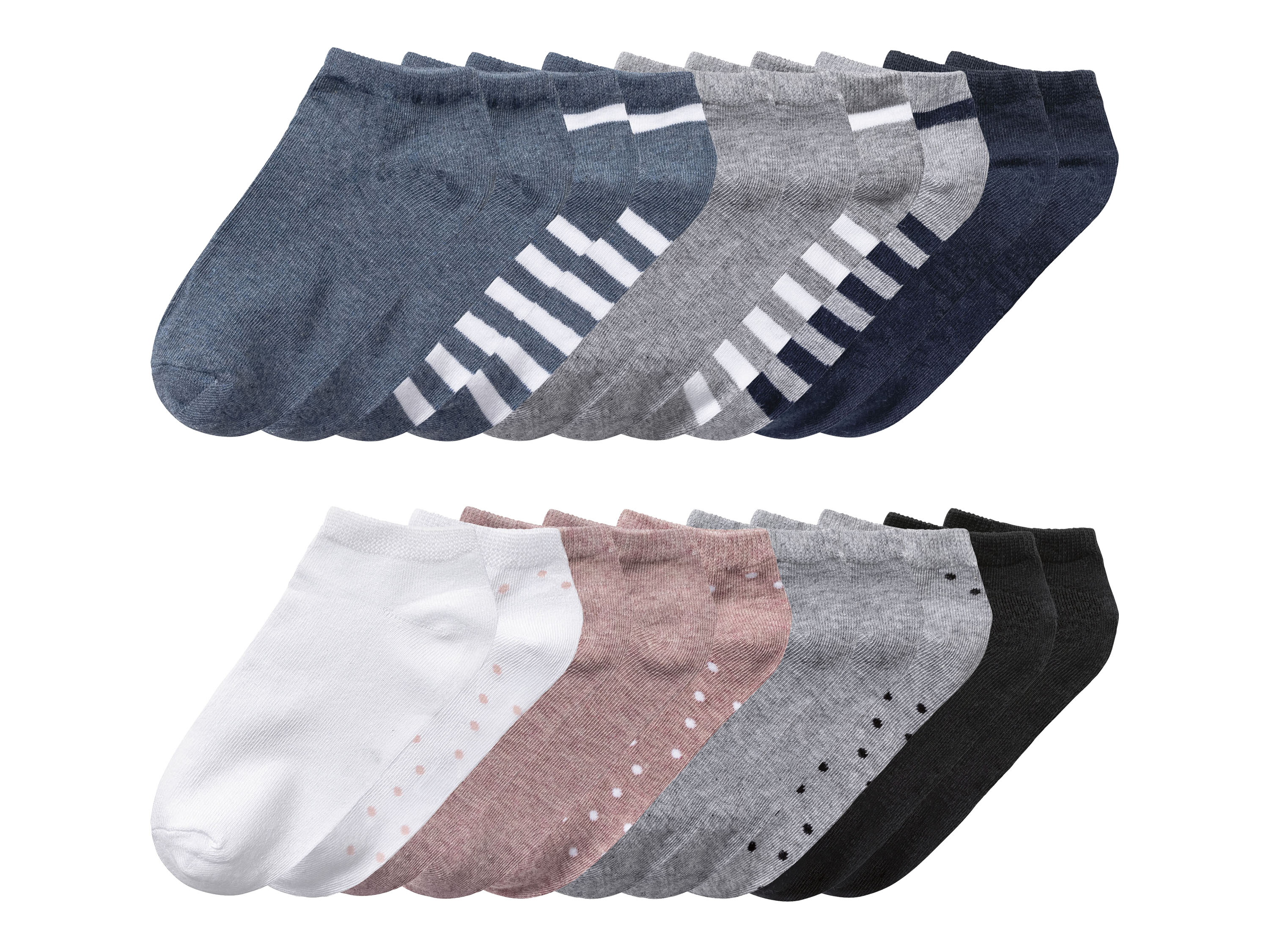 pepperts!® Lot de 10 paires de chaussettes fille