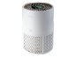 Purificateur d'air cylindrique blanc avec un écran digital sur le dessus