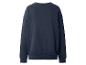 Sweat-shirt bleu foncé à manches longues, vue de dos.