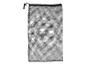 Sac en filet noir : idéal pour le rangement ou le lavage.