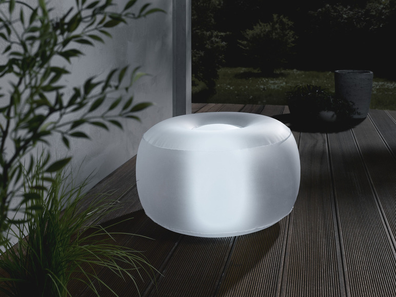 Aller en mode plein écran : LIVARNO home Pouf gonflable à LED, 16 couleurs - Image 4