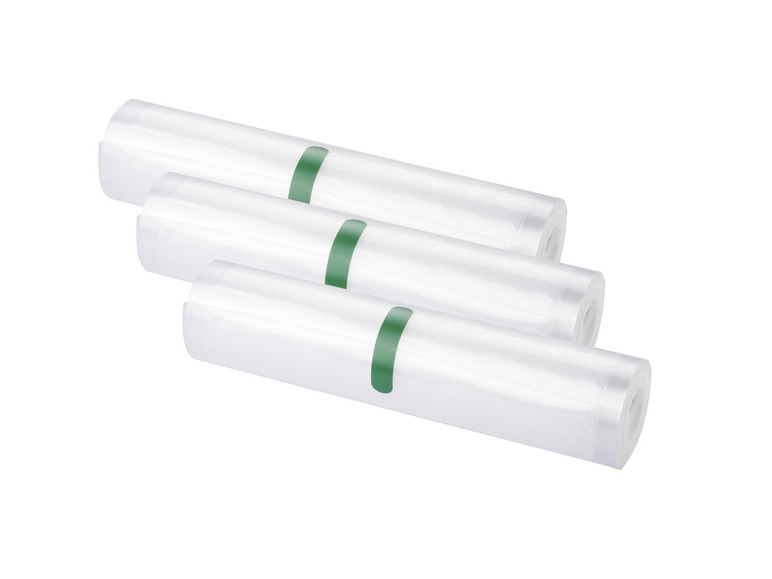 Aller en mode plein écran : SILVERCREST® KITCHEN TOOLS Lot de 3 rouleaux de films pour appareil de mise sous vide, 300 x 20 cm - Image 1