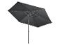 Parasol de jardin rectangulaire gris anthracite