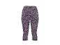 Legging capri imprimé léopard en violet et noir