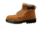 Bottes de travail en daim marron avec semelle noire