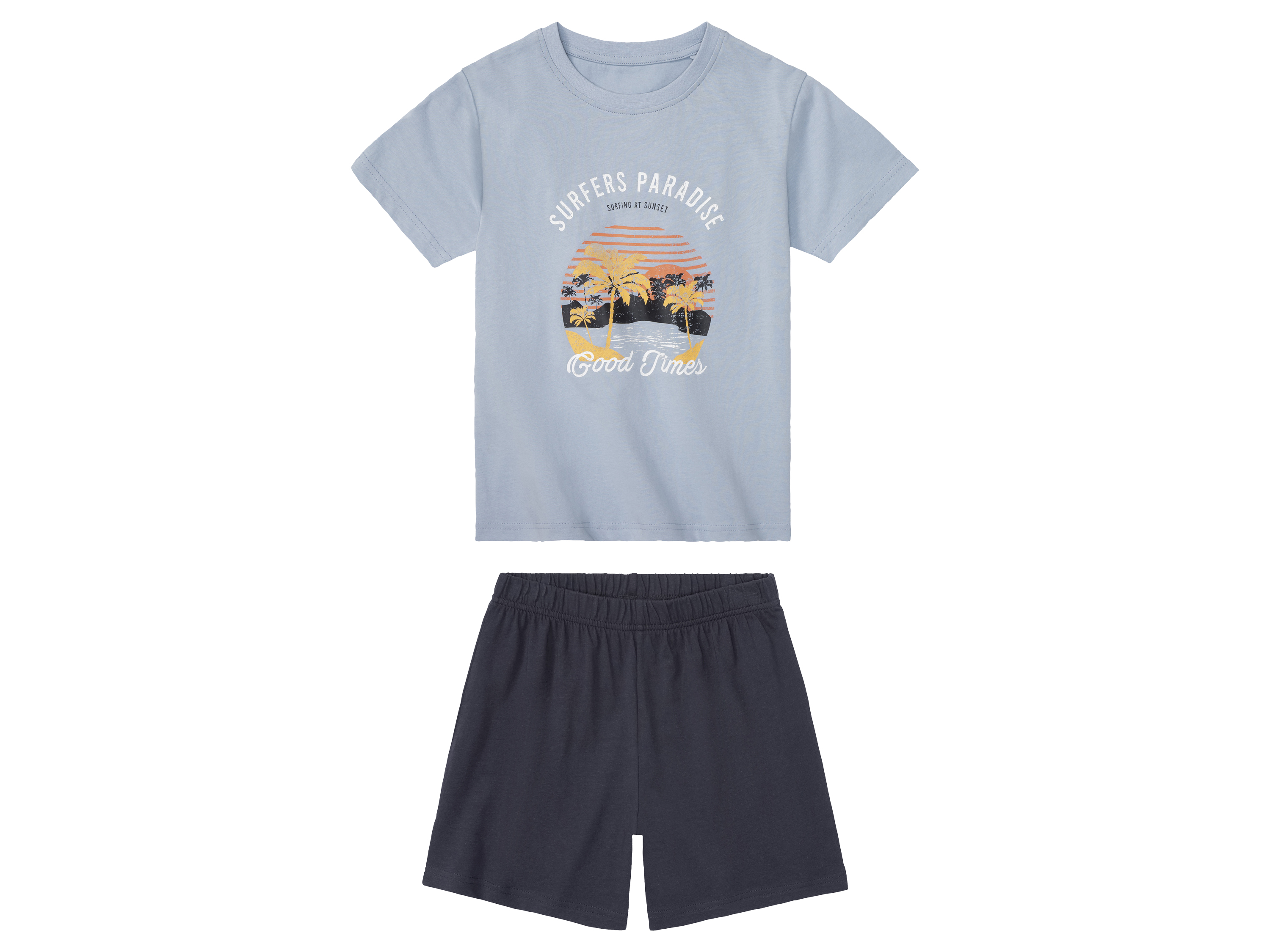 pepperts!® Pyjama garçon (bleu/bleu foncé)