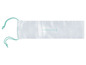 Un sac de rangement en satin blanc avec cordon de serrage Remington.