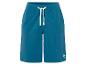 Shorts en molleton bleu marine à cordon.