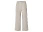 Pantalon large beige élégant.