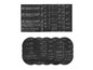 Papier abrasif Parkside, rond et rectangulaire, grain 80, 120, 180, 240 et P60