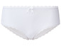Culotte blanche en dentelle.