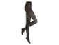 Collants noirs sur mannequin, avec des détails de texture visibles.