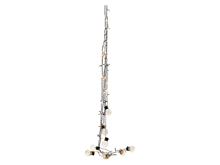 Une guirlande de lumières avec de petites ampoules pour la décoration.