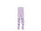 Collants violets pour enfants avec motif de cœurs