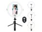 Anneaux lumineux AGFAPHOTO, trépied et télécommande pour smartphone.