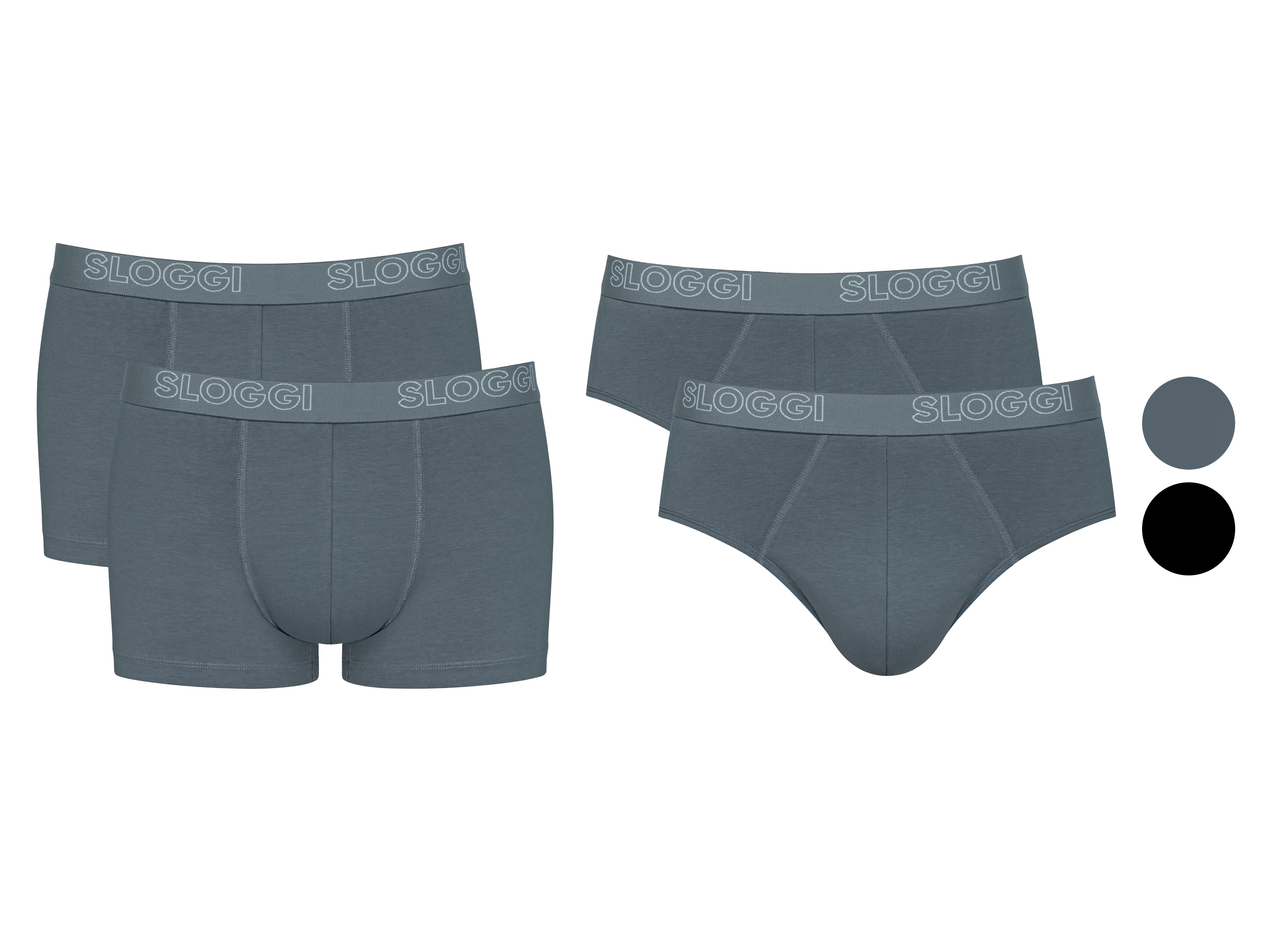 Hello by Sloggi Lot de 2 boxers ou slips homme