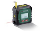 Mesureur de distance laser Parkside avec un faisceau laser rouge.