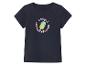 T-shirt enfant marine à motif glace d'été.