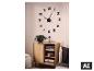 Horloge murale DIY moderne de LIVARNO home au-dessus d'un buffet élégant. [image générée par l'IA]