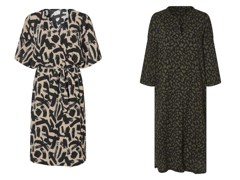 Deux robes pour femmes à imprimé animal.