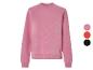 Sweat-shirt rose à manches longues