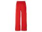 Pantalon rouge ample, style décontracté.