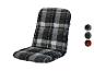 Coussin de chaise gris et noir à carreaux de Livarno Living.