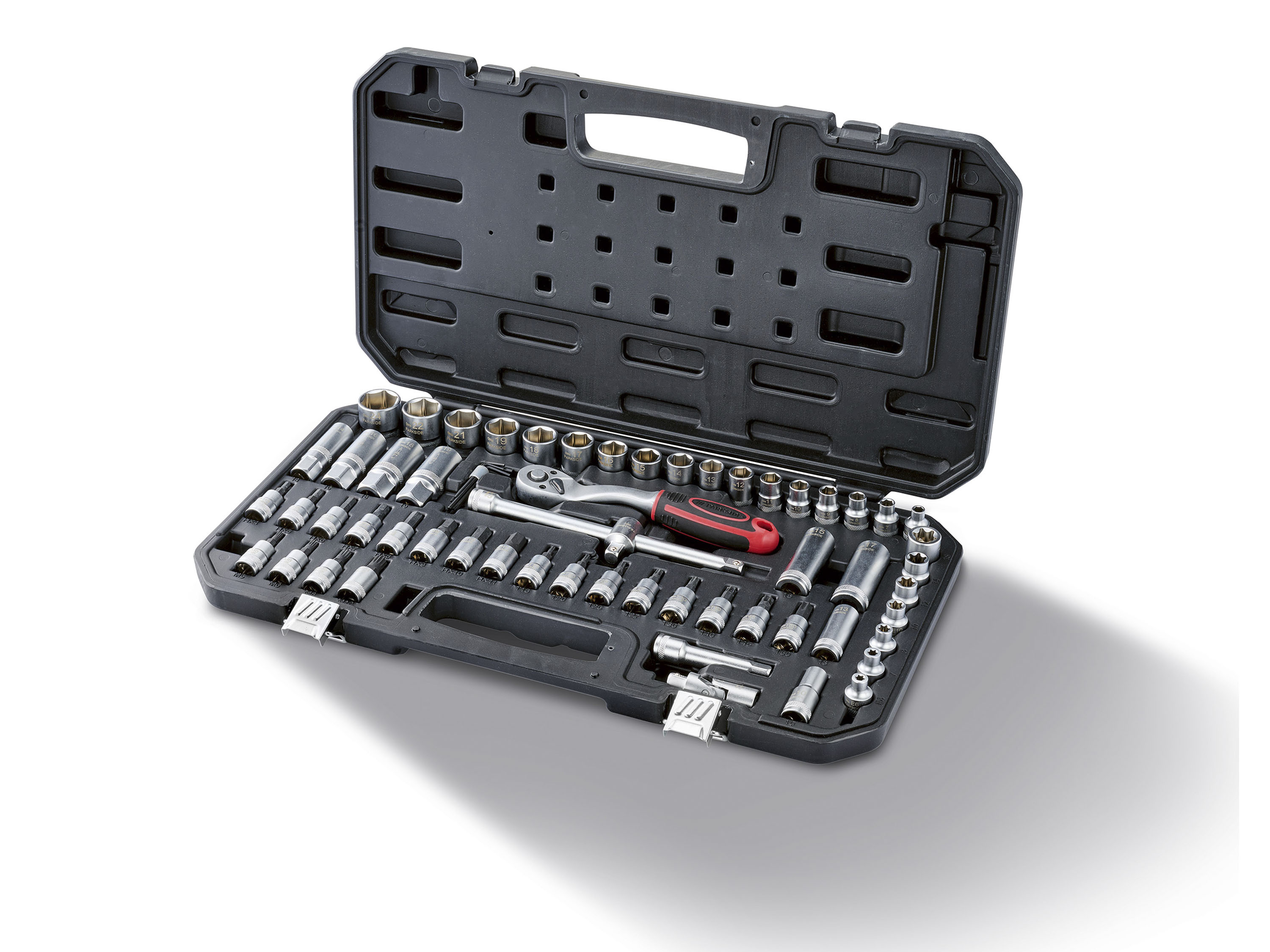 PARKSIDE® Set de douilles et d'embouts PSSS 65 A1, 65 pièces