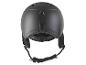 Un casque de ski noir avec réglage de taille.