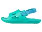 Sandales turquoise pour enfant avec bride.