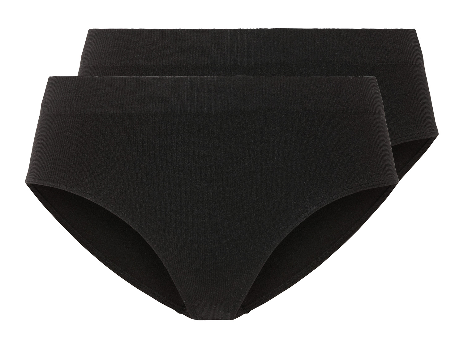 esmara® Lot de 2 hipsters femme (noir)
