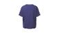 Un t-shirt bleu foncé à manches courtes.