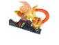 Ensemble de jeu Hot Wheels sur le thème de la pizza avec voitures de course.