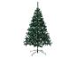 Un sapin de Noël artificiel vert avec une base métallique.