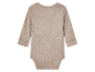 Body bébé en côtes beige.