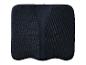 Coussin de siège noir en mesh respirant pour plus de confort.