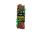 Emballage de chorizo saveur jalapeño, avec indicateurs de piquant doux, moyen et fort.