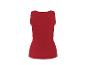 Débardeur rouge pour femme, vue de dos