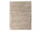 Couverture polaire côtelée beige