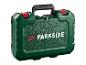 Boîte à outils verte Parkside.