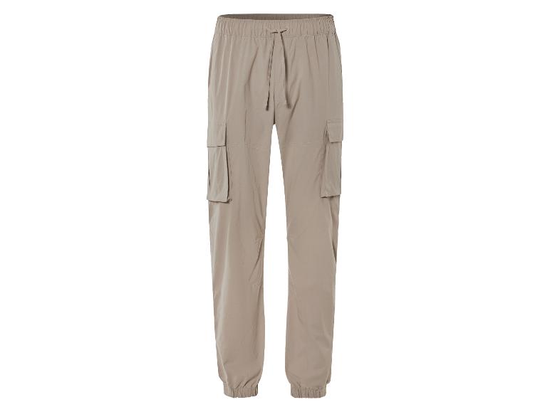 Pantalon cargo beige avec cordon