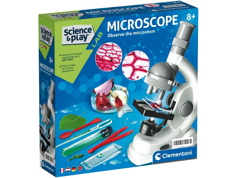 Microscope pour enfants avec accessoires pour expériences scientifiques