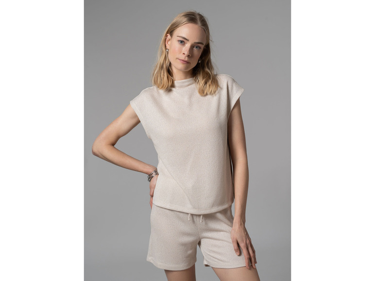 Short en maille fine femme