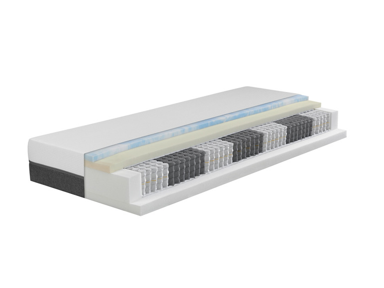 Aller en mode plein écran : Matelas à 1000 ressorts ensachés Visko Soft, 7 zones, H3, 90 x 190 cm - Image 4