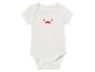 Bodysuit bébé blanc avec crabe rouge.