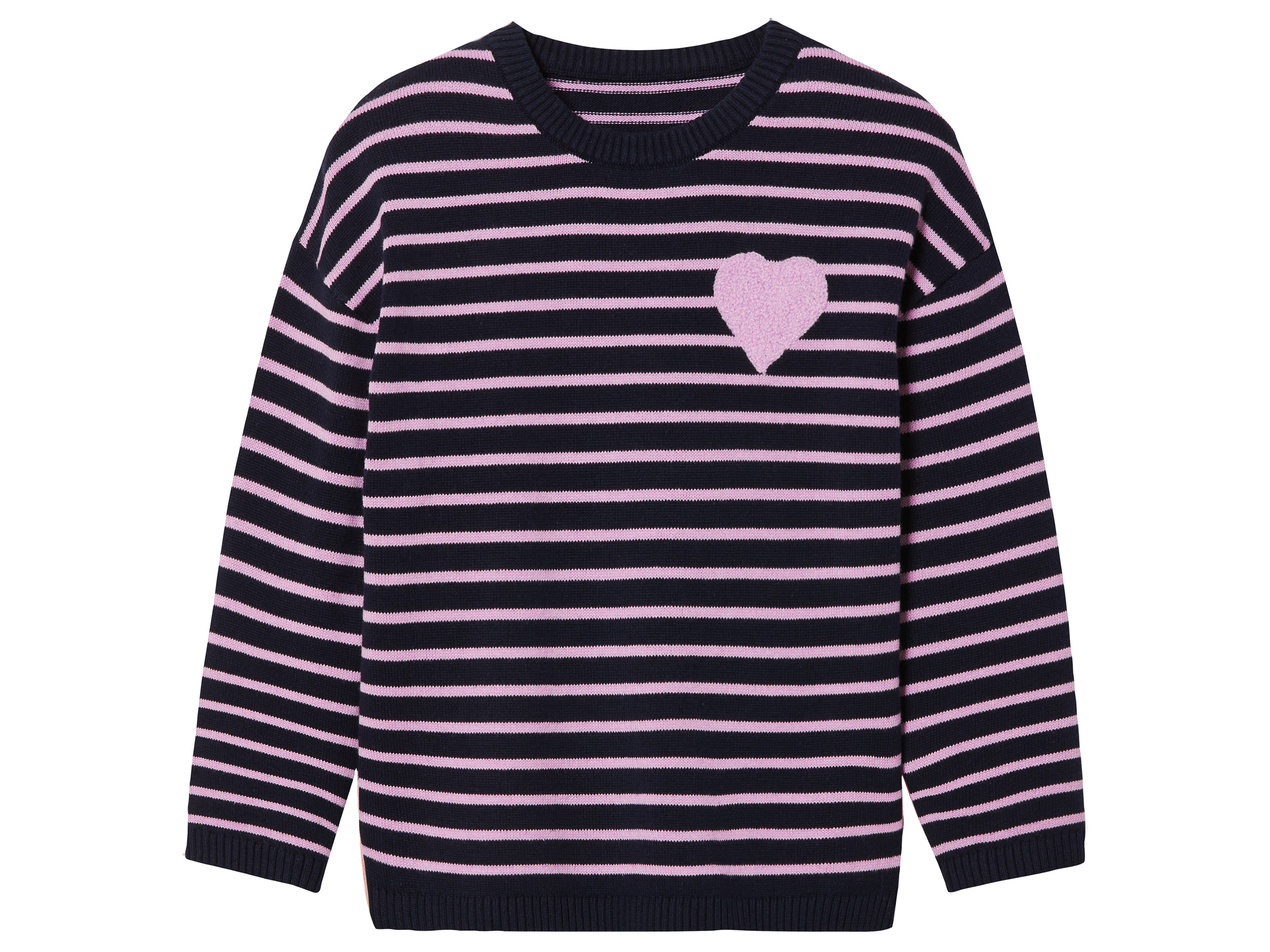 lupilu® Pull petite fille (bleu marine, 4-6 ans)